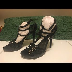 Stuart Weitzman stilettò sandal, black, W11